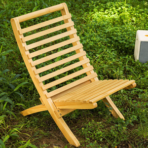 Outdoor camping portable chair, leisure folding recliner, home living room portable folding chair, simple <b>stool</b>, thickened - Product Image 2