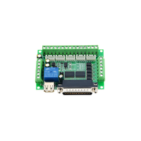 Carte de connexion CNC 5 axes OKYN3007-1 avec interface MACH3, 17 ports, entrée large plage de tension 12-24V pour pilote de moteur pas à pas