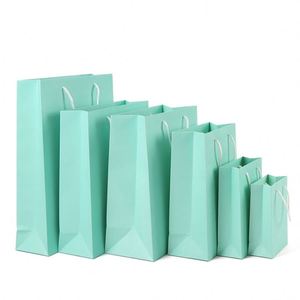 Bolsa de Compras de Papel Kraft con Asa Impresa con Logotipo Personalizado Biodegradable RTS, Bolsa de Papel para Llevar con su Propio Logotipo - Product Image 2