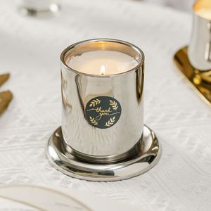 Decorazioni per la casa portacandele a lume di tè portacandele in acciaio inossidabile <span class=keywords><strong>con</strong></span> <span class=keywords><strong>vassoio</strong></span> - Product Image 4