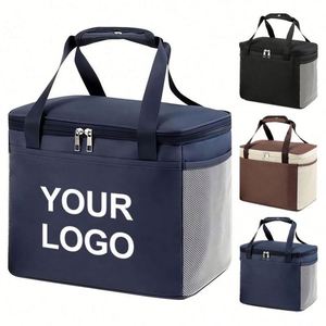 Custom Insulated Lunch for <b>Kids</b> Large Capacity Waterproof Oxford Aluminum Foil Food Delivery Thermal Bags With Logo - Product Image 1