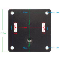 Adaptador de montaje VESA para Monitor de tableta, soporte para Samsung, HP, Dell, TV, VESA 75, 1,5 pulgadas