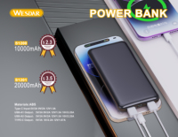 Batería Externa Portátil OEM con Logotipo Personalizado, Tipo C, 10000 mAh, 5V 2A, Blanca y Negra, para Teléfono Android