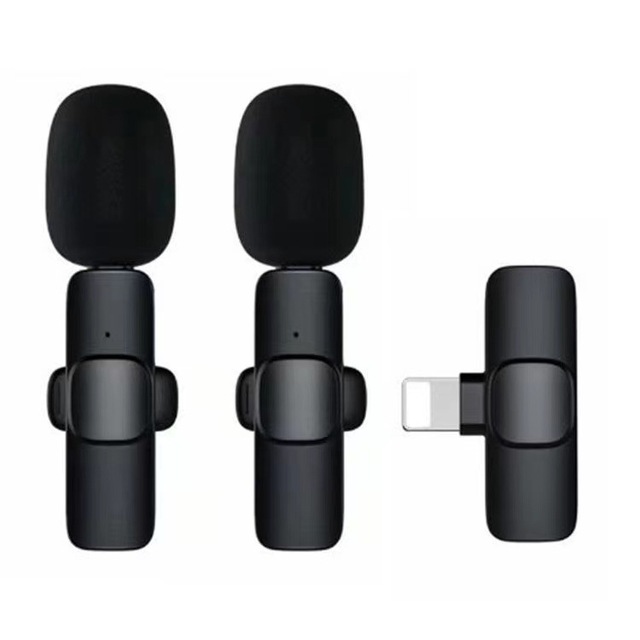 K9 Wireless Lavalier Microphone Mini Type C Dual-channel Recording Noise Reduction for Mobile Phones Live Streaming