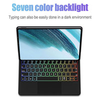 Clavier personnalisé Laudtec avec pavé tactile rétroéclairé sans fil pour Xiaomi Pad 6/Pro 11, clavier magnétique folio
