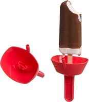 Portable Double Anti-goutte Popsicle Holder Anti-Flow Ice Cream Bracket Réutilisable Anti-Goutte Plateau Enfants Maison Nécessité Protecteurs