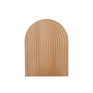 Bandeja de madera irregular con diseño de rayas, bandeja decorativa para café, té, bocadillos, uso en hoteles - Product Image 5