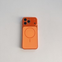 Nouvelle coque magnétique couleur titane pour iPhone 17 16 Pro Max, protection intégrale, finition mate dépolie, coque rigide en PC et verre, vente en gros
