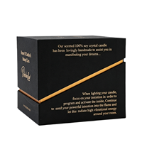 Boîte rigide portable de luxe personnalisée avec logo en feuille d'or, design écologique recyclable, insert en mousse EPE protectrice, matériaux recyclés