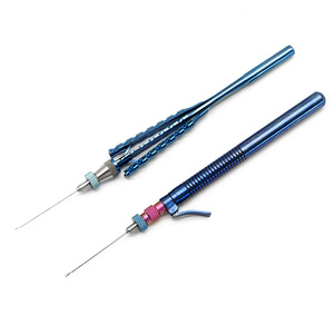 20G / 23G Afneembare titaniumlegering Vitreo Retinal Micro Force verwijderbare kop 20G / 23G Retinaal gekarteld grijptang - Product Image 5