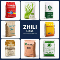 Sac tissé en PP de 10 kg de haute qualité et durable avec doublure en PE, imprimé sur mesure, pour l'emballage d'engrais agricoles (sérigraphie)
