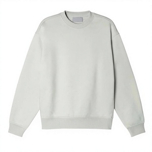 Sudadera de Cuello Redondo para Hombre, Corte Regular, Color Sólido, Informal, Tejida, 100% Algodón, para Otoño - Product Image 5
