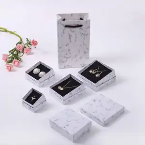 Hifive Kalung Marmer Ins Mewah Kemasan Kotak Kertas Parfum Lipstik Kualitas Tinggi Penutup Dunia Kotak Hadiah Aksesoris