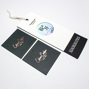 Reuners Tùy Chỉnh Treo thẻ in thêu khâu kỹ thuật cho quần áo giày túi-bền giấy Hàng may mặc nhãn để sử dụng - Product Image 4