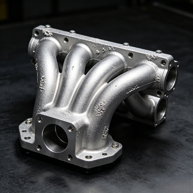 Custom SLM 3D Metal Printing Exhaust Manifold Stainless Steel OEM ODM 3D Printer Service Auto Racing Automotive Engine Parts