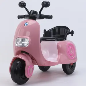 2023 motocicletas de carreras eléctricas rosas sin gas ATV 12V motocicleta sidecar para niños no 50cc