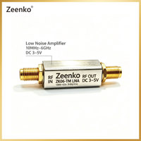 ZK06-TM, alimenté par un bias tee externe, amplificateur à faible bruit, 10 MHz-6 GHz, module de préamplificateur RF à gain élevé de 20 dB