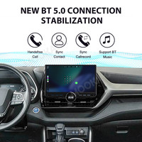Écran radio MOOKAKA 11,5 pouces pour Toyota Highlander 2021, Android 15, navigation GPS, écran stéréo, CarPlay, Android Auto, LHD et RHD