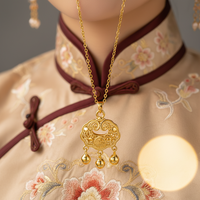 Collier pour amoureux en cuivre micro-incrusté de zirconium de luxe léger, plaqué or véritable, simple et élégant, pour femme