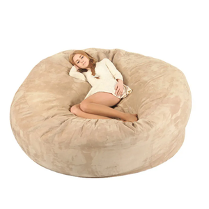 Chaise jumelle douce extra large remplie <span class=keywords><strong>d</strong></span>'éponge de <span class=keywords><strong>mousse</strong></span> de mémoire <span class=keywords><strong>lit</strong></span> géant de sac de fèves pour la famille - Product Image 1