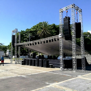 Sistema de Estructura de Iluminación de Aluminio con Certificación CE/TUV/ISO, Estructura Cuadrada de Instalación Rápida para Eventos, Conciertos Pequeños y Ferias Comerciales - Product Image 1