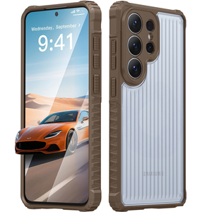 <span class=keywords><strong>2025</strong></span> Sang Trọng Matte Mờ Sóng TPU + PC Armor Thiết Kế Điện Thoại Chống Sốc Trường Hợp Đối Với Cho S24/S25 Siêu S20-S23 - Product Image 1