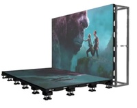 M-Shine LED Dance Floor Interactive 3D Digital LED Stage Multifunction led floor screen for Dance Video Game, Wedding