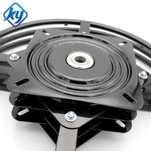 Base Giratoria para Silla Ke Yang, Disco de 600 mm, Acero al Carbono Negro, para Sala de Estar - Product Image 3