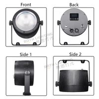 Projecteur LED RGBW sans fil sur batterie avec télécommande et contrôle par application pour scène et événements