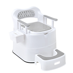 Portable Elevated Toilet Seat With Armrests Plastic 250 Kg Capacity For Seniors Pregnant Women And Children - Product Image 2