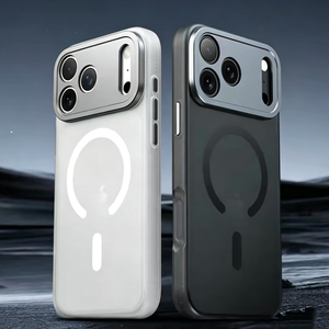 เคสโทรศัพท์แม่เหล็กแบบด้านคุณภาพสูงสำหรับ iPhone 18 17 Pro Max พร้อมกรอบกล้องโลหะ ปุ่ม AI ป้องกันแรงกระแทก - Product Image 1