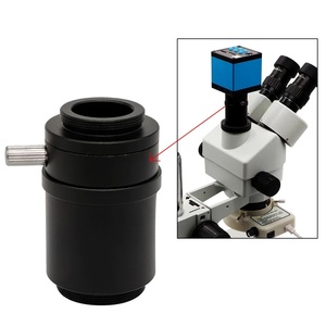 Adaptador de lente de montagem 1x c, adaptador szmctv 1x para microscópio stéreo simul focal <span class=keywords><strong>trinocular</strong></span> ctv - Product Image 2