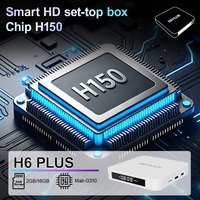 TV Box Android 15 H6 PLUS Directo de Fábrica, Chip H150 4K, 2GB+8GB, WiFi Dual, BT, Control Remoto, Smart Streaming Box