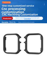 Servicios de Mecanizado CNC de 3/4/5 Ejes, Fresado de Acero Inoxidable, Componentes de Carcasa para Relojes Inteligentes 3C, Recubrimiento DLC, Electroerosión por Hilo, Brochado