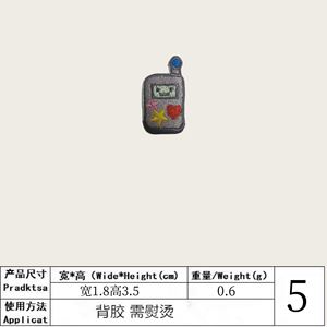 Parche Termoadhesivo Mini de Estilo Coreano con Diseño de Perro y Cara de la Suerte para Decoración de Ropa, Zapatos y Sombreros - Product Image 4