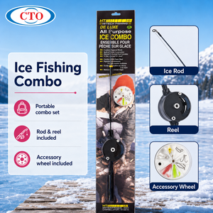<span class=keywords><strong>Kit</strong></span> <span class=keywords><strong>de</strong></span> Pesca en Hielo Premium CTO, Combo <span class=keywords><strong>de</strong></span> 12 Piezas con Caña <span class=keywords><strong>de</strong></span> Pescar para Recreación - Product Image 2