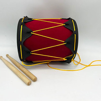 Tambour indien en gros, instrument de percussion, instrument de musique éducatif précoce, tambour à main en caoutchouc pour enfants