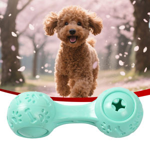 Fabrika toptan özel çevre dostu interaktif gıcırtılı dayanıklı dayanıklı köpek çiğnemek tpr oyuncaklar - Product Image 2