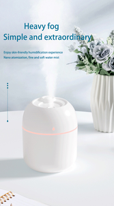 Humidificateur d'air de voiture H2O LED USB Cool Mist Maker pour 10 mètres carrés Ultrasonic Laser Printed English 1-Year Humidistat for - Product Image 3