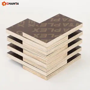 12mm 18mm 21mm Brown Phenolic Film-faced Plywood From Chinese Factory