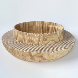 Panchina Circolare Y714 in Legno per Aree Pubbliche e Centri Commerciali, Stile Moderno e Semplice, Resistente e Impermeabile - Product Image 2