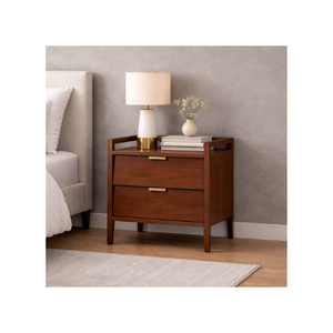 Table de chevet en bois, design moderne, écologique, durable, collection SAPA RANGE, best-seller, meubles de chambre à coucher - Product Image 1