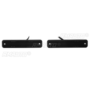 2/4 pièces Feux de position latéraux LED séquentiels, clignotants latéraux, feux indicateurs avant et arrière pour Hummer H2 2003-2009 - Product Image 2