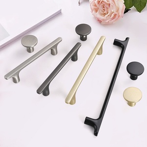 Zinc Alloy Modern <b>Small</b> Door Handles for Cabinets <b>Wardrobes</b> Drawers Shoe Cabinets & Kitchen Accessories-Easy Installation - Product Image 1