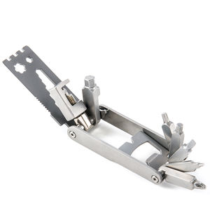Taille de poche facile à transporter stockage chaîne disjoncteur clés Allen <span class=keywords><strong>clé</strong></span> à <span class=keywords><strong>rayons</strong></span> outil pliant vélo réparation outil Kit vélo Multitool - Product Image 3