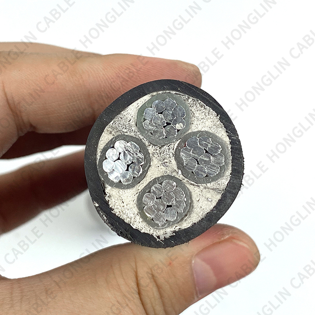 Copper Power Cable 4 Core 5 Core 25mm 70mm 16mm Xlpe Medium Voltage Armored Power Cable