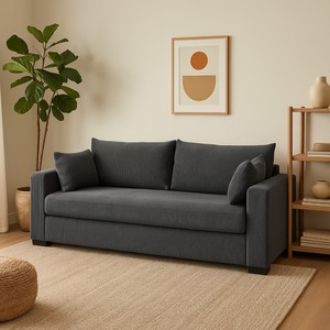 <b>Modern</b> Tufted Corduroy <b>Sofa</b> Set for Home & Commercial Use Comfortable Seating Furniture for Apartments Hotels Malls - Product Image 2