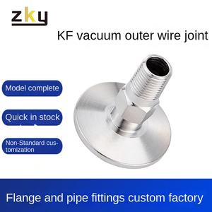 2-इंच kf16/kf50 बाहरी थ्रेड वैक्यूम त्वरित-फिट फ्लैंज संयुक्त उच्च दबाव बाहरी तार के लिए - Product Image 2