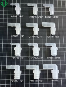 Adaptateur en plastique fileté mâle <span class=keywords><strong>NPT</strong></span> <span class=keywords><strong>1</strong></span>/<span class=keywords><strong>4</strong></span> pouce, coude droit à 90 degrés, connecteur de tube fileté mâle, <span class=keywords><strong>filetage</strong></span> mâle <span class=keywords><strong>NPT</strong></span> vers embout de tuyau - Product Image 6