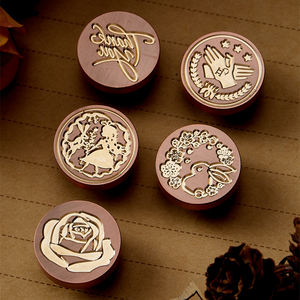 Sceaux en cuivre à l'ancienne <span class=keywords><strong>Timbre</strong></span> de cire à cacheter personnalisé Timbres de logo personnalisés - Product Image 3